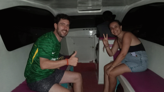Sunset Cruise from Gili Air to Teluk Nare: Alessia & David’s Relaxing Evening Ride Back to Lombok