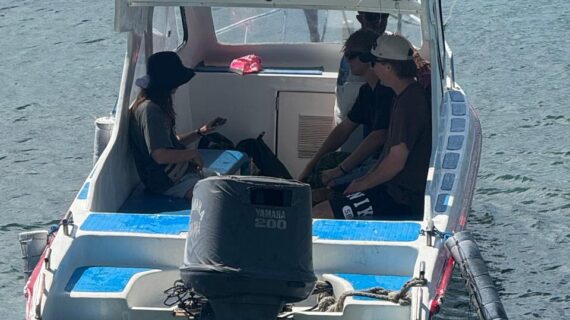 Canadian Adventurers’ Midday Escape: Private Speedboat Ride from Teluk Nare to Gili Trawangan After Rinjani Hike