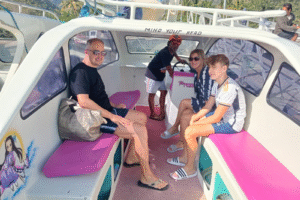 Morning Escape: German Friends Cruise from Teluk Nare to Gili Air by Private Speedboat for a Laid-Back Island Adventure