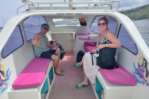 Smooth Sailing from Teluk Nare to Gili Air: Zoe’s Private Speedboat Adventure with a Friendly Captain and Flawless Docking