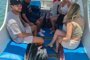 Island Hopping in Style: Our Private Speedboat Adventure from Teluk Nare to Gili Trawangan with Four Friends and Four Suitcases