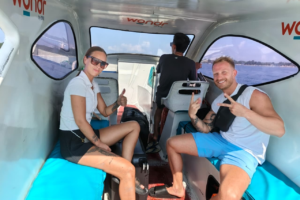 Morning Escape: Aneta & Matej’s Private Speedboat Ride from Bask Gili Meno to Teluk Nare—A Smooth Start to Their Lombok Adventure