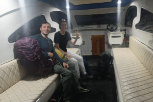 Sunset Voyage: Kseniia & Sergii’s Private Speedboat Adventure from Teluk Nare to Gili Air