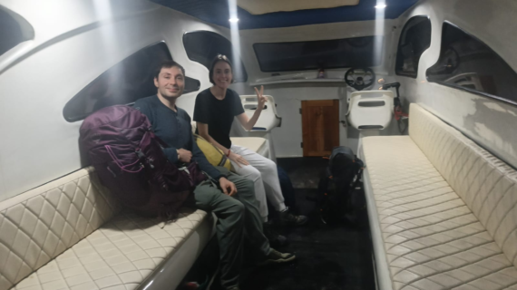 Sunset Voyage: Kseniia & Sergii’s Private Speedboat Adventure from Teluk Nare to Gili Air