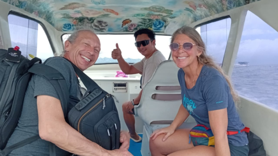 Early Morning Adventure: Paul & Bethany’s Private Speedboat Ride from Gili Air to Bangsal Port for a Stress-Free Lombok Tour Start