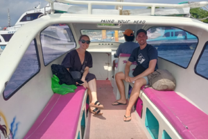 A Relaxing Morning Ride: Ryan & Emily’s Private Speedboat Adventure from Gili Trawangan to Teluk Nare