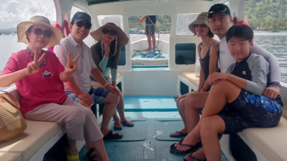 Family Adventure from Sheraton Senggigi to Gili Islands: Private APV Ride, Glass Bottom Boat, and Snorkeling Fun for All Ages