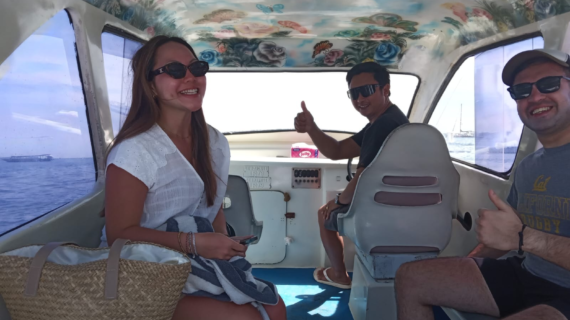 Morning Escape from Teluk Nare to Gili Air: Nihaal & Sarah’s Private Speedboat Adventure for Two