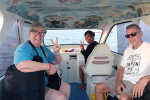Early Morning Escape: Kylie & Phill’s Private Speedboat Ride from Gili Air to Teluk Nare—Smooth Sailing, Friendly Crew, and Aussie Smiles