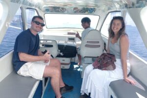 Midday Escape: Ella & Jordan’s Private Speedboat Ride from Teluk Nare to Gili Trawangan for a Laid-Back Island Arrival