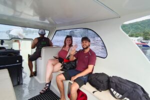 Island Hopping in Style: Brittany & Regan’s Private 3PM Speedboat Adventure from Teluk Nare to Gili Trawangan