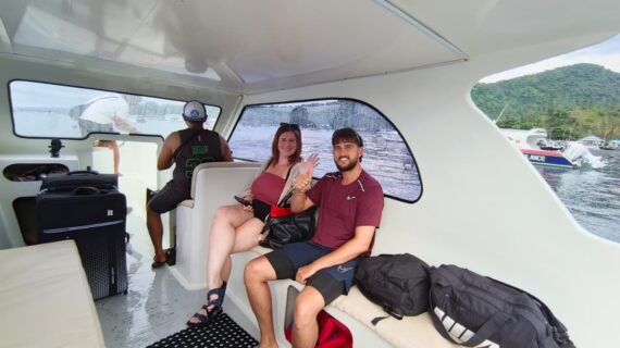 Island Hopping in Style: Brittany & Regan’s Private 3PM Speedboat Adventure from Teluk Nare to Gili Trawangan