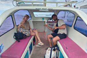 Afternoon Escape: Mary Anne & Ignacio’s Private Speedboat Adventure from Teluk Nare to Gili Trawangan