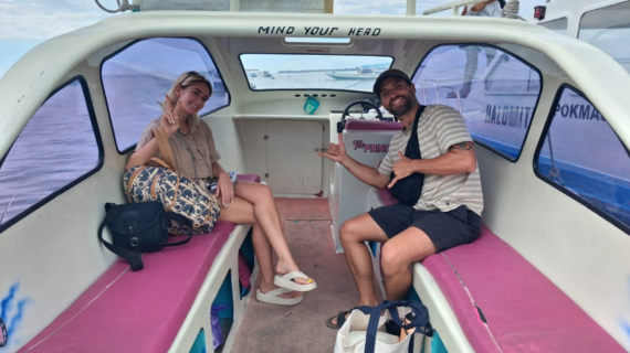 Afternoon Escape: Mary Anne & Ignacio’s Private Speedboat Adventure from Teluk Nare to Gili Trawangan