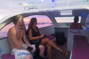 From Lombok’s Teluk Nare to Gili Trawangan: Jay & Ella’s Relaxed Afternoon Private Speedboat Ride with Luggage in Tow