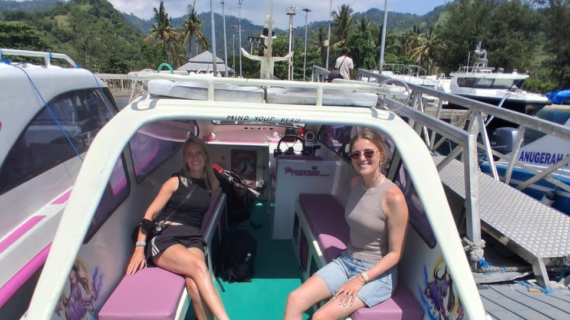 Cruising from Teluk Nare to Gili Air: Inez’s Relaxing Private Speedboat Ride and Early Arrival Adventure