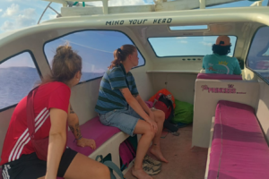 Chasing Sunset: Merel & Danique’s Relaxing Private Speedboat Ride from Teluk Nare to Gili Trawangan After a Smooth Lombok Arrival