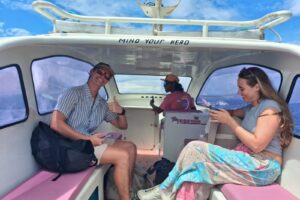 Midday Island Escape: Oscar & Tia’s Private Speedboat Adventure from Gili Trawangan to Teluk Nare
