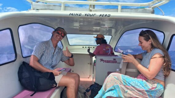 Midday Island Escape: Oscar & Tia’s Private Speedboat Adventure from Gili Trawangan to Teluk Nare