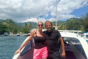 Cruising from Teluk Nare to Gili Trawangan: Hans & Nora’s Relaxing Midday Private Speedboat Adventure
