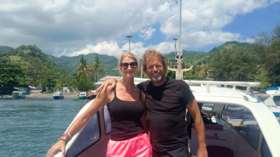 Cruising from Teluk Nare to Gili Trawangan: Hans & Nora’s Relaxing Midday Private Speedboat Adventure