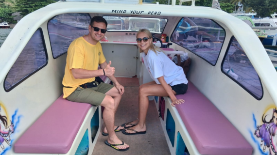 From Lombok to Paradise: Our Private Speedboat Adventure from Teluk Nare to Hotel Vila Ombak, Gili Trawangan