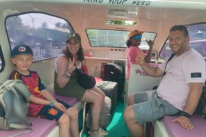 Austrian Friends’ Island Hop: Our Relaxing Private Speedboat Ride from Gili Air to Teluk Nare with Luggage in Tow