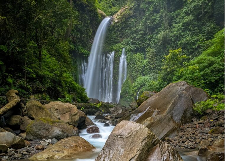 North Lombok Waterfall & Malimbu Sunset